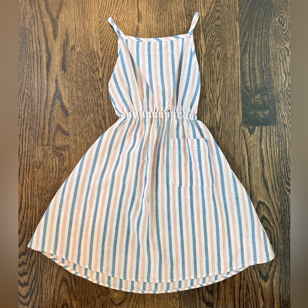 NWOT Nico Nico Girl Cotton Dress - size 6 - pink and blue